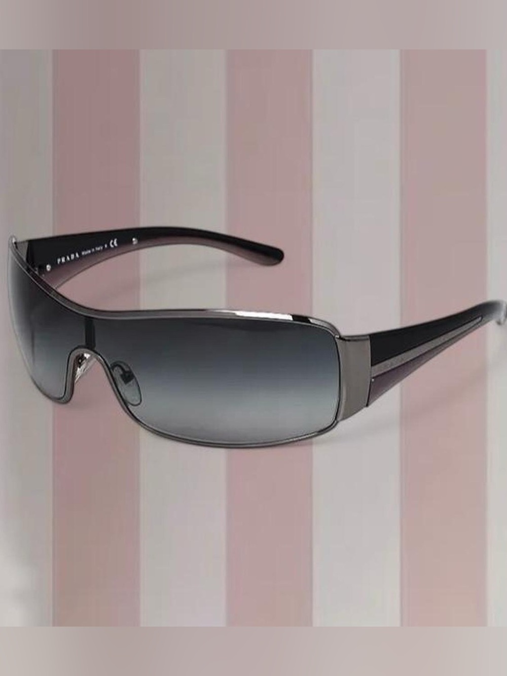 PRADA Vintage Y2K Shield Sunglasses